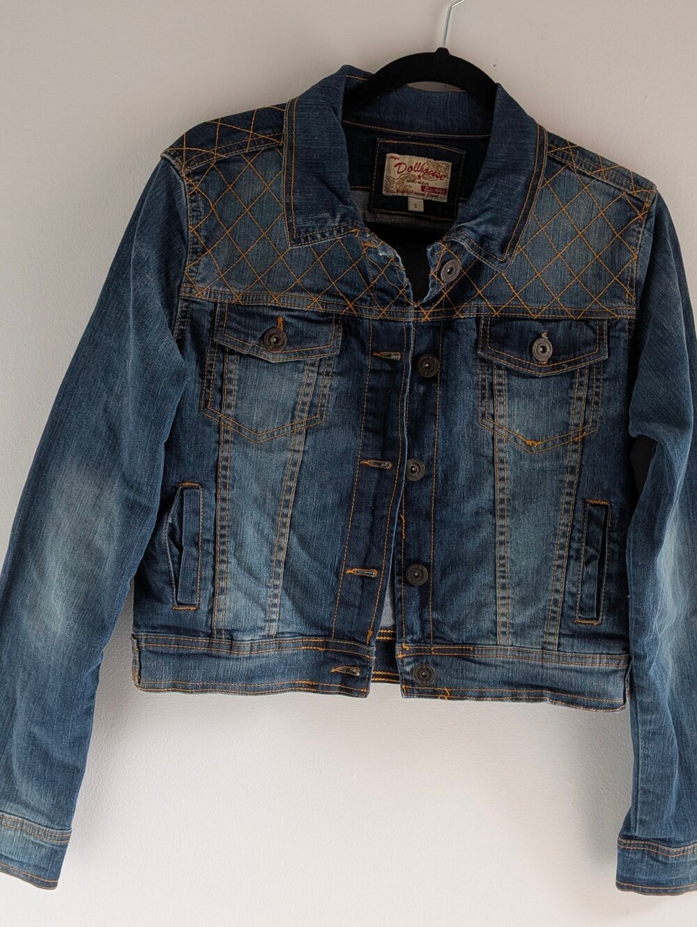 Dollhouse Quilted Denim Jacket – Size S